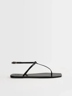 ATP Atelier Alassio Nappa Platta Sandaler Svart Best