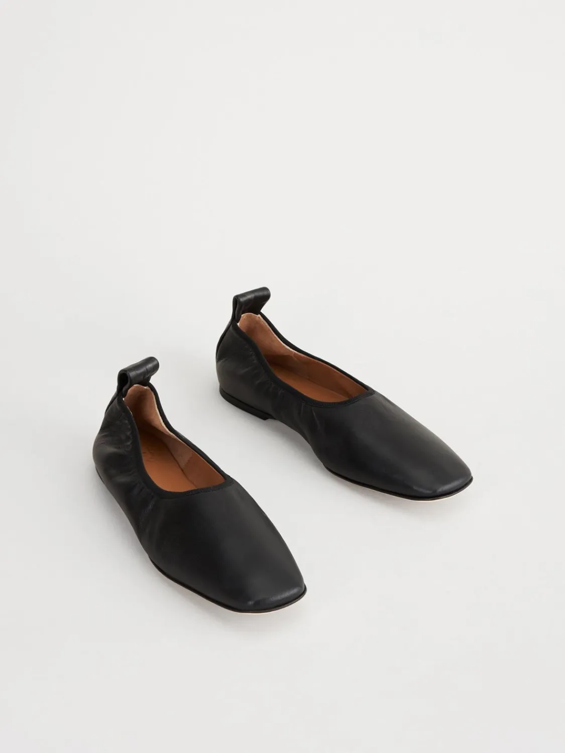 ATP Atelier Brindisi Nappa Ballet Flats Svart Cheap