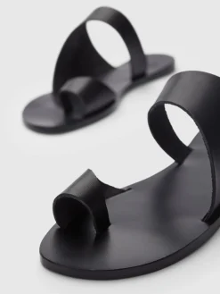 ATP Atelier Centola-Sandaler I Lader Svart Store