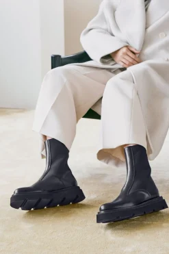 ATP Atelier Moncalieri Chunky-Stovlar I Lader Svart Sale