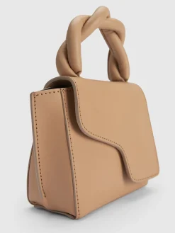 ATP Atelier Montalbano Lader/Nappa Mini Handvaska Nocciola Cheap