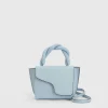ATP Atelier Montalbano Lader/Nappa Mini Handvaska Pastellbla Discount