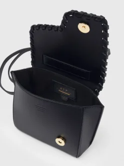 ATP Atelier Montalcino Stitch Lader Handvaska Svart Shop