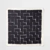 ATP Atelier Ortanella Sidenscarf Svart Vit Sale
