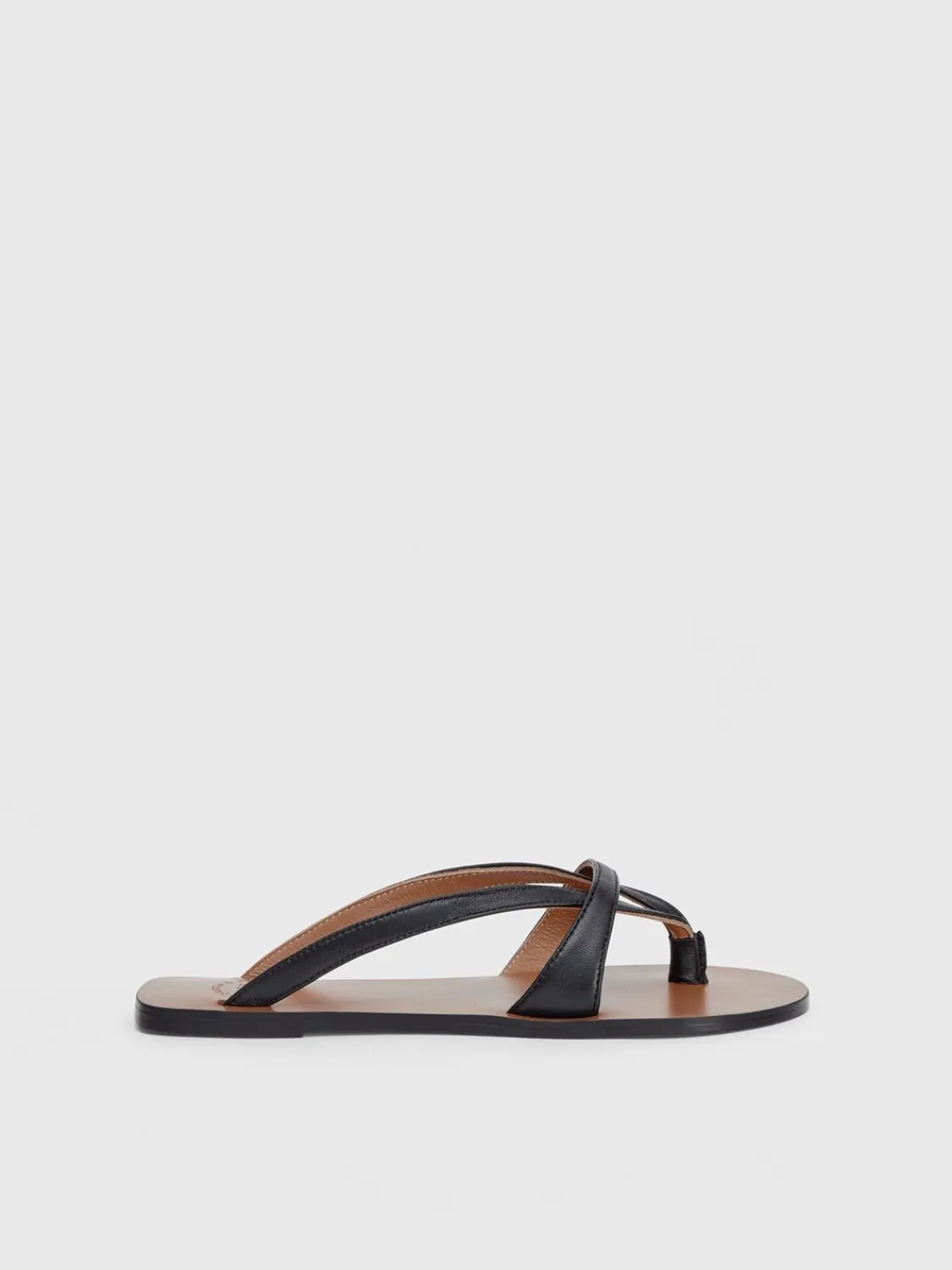 ATP Atelier Padula Nappa Cutout Sandaler Svart Discount