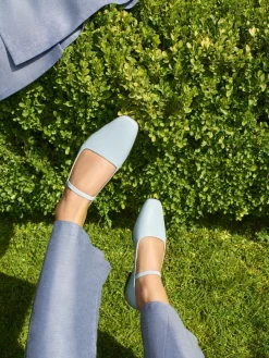ATP Atelier Petina Nappa Mary Jane Flats Pastellbla Cheap