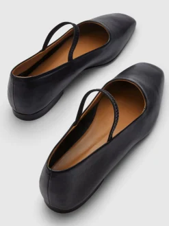 ATP Atelier Petina Nappa Mary Jane Flats Svart Hot