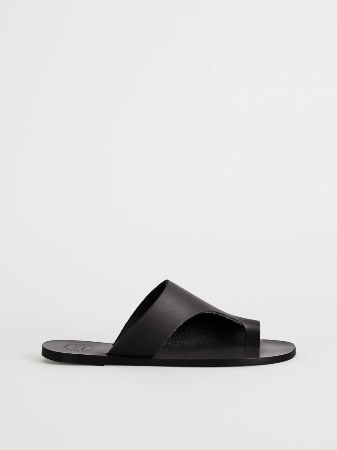 ATP Atelier Rosa Skinnsandaler Svart Best Sale