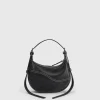 ATP Atelier Silea Grained Leather Mini Hobo Bag Svart/Kontrastsom Cheap