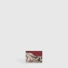 ATP Atelier Vinci Tryckt Orm/Lader Korthallare Linne/Merlot New
